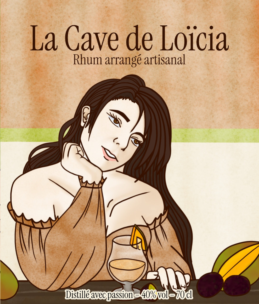 étiquette rhum arrangé